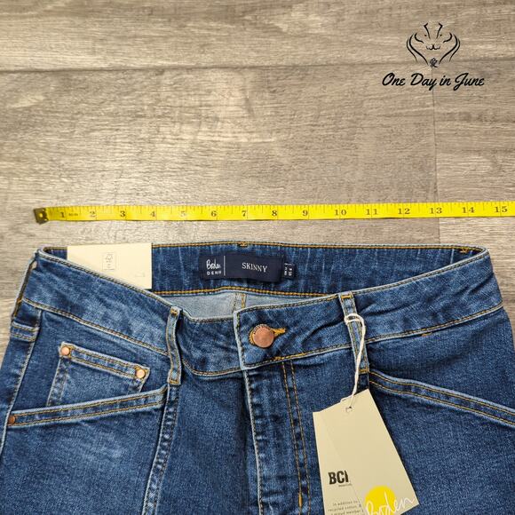 Boden Mid Rise Skinny Jeans Size 12 - Picture 3 of 6